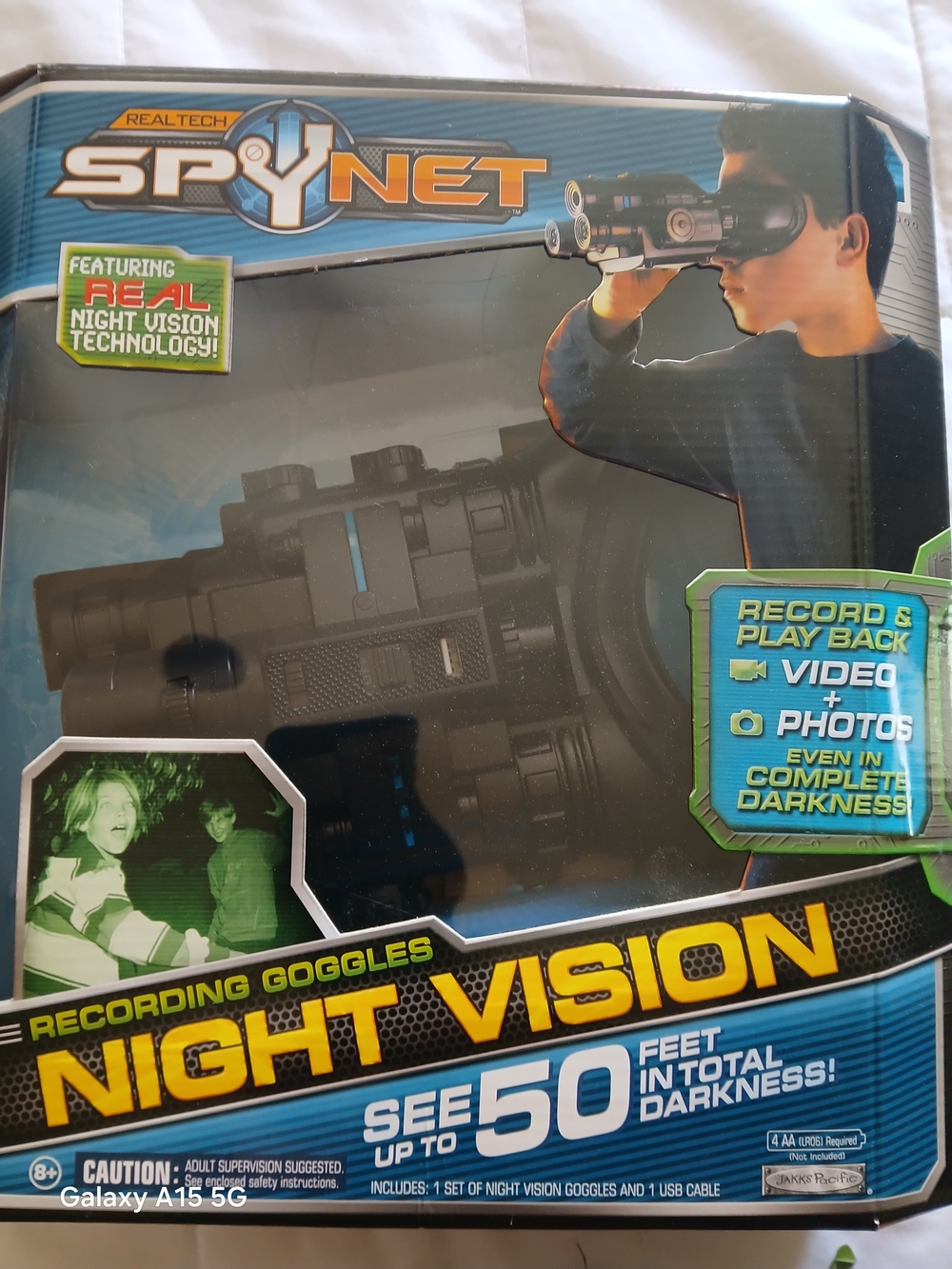Night Vision Recording Goggles - Black